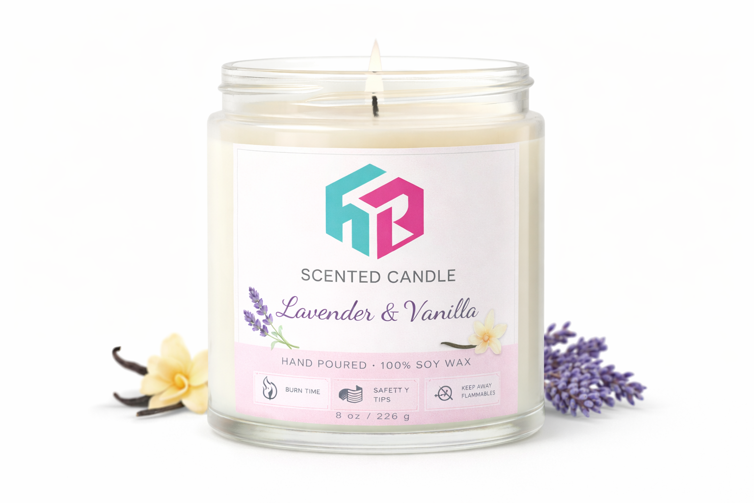 Etiqueta 4x4” para Velas